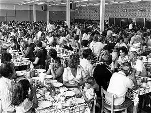 Dining hall at Butlin’s Family Camp
